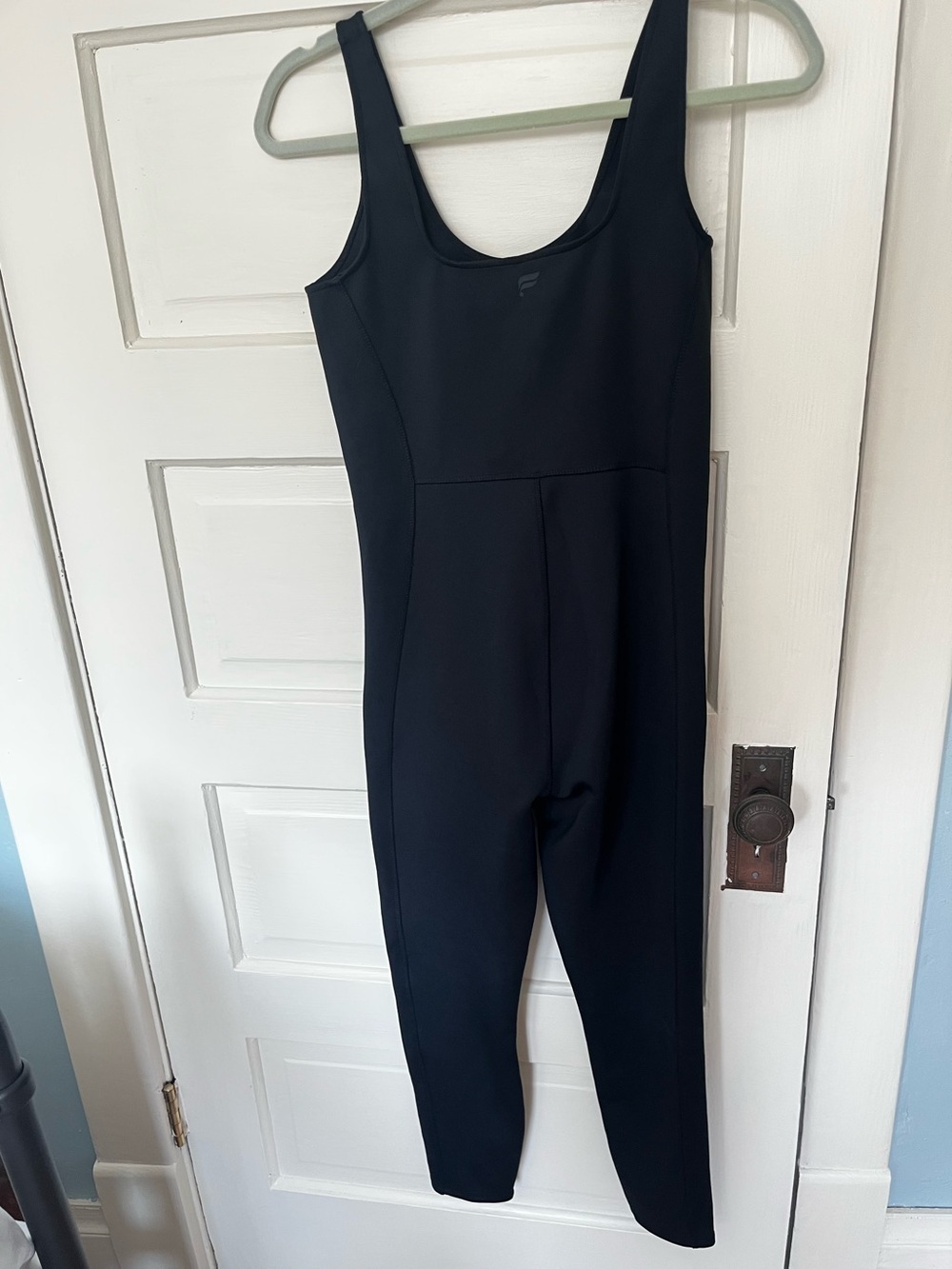Fabletics Black Scoop Neck Jumpsuit | One-Piece Activewear - Picture 10 of 11